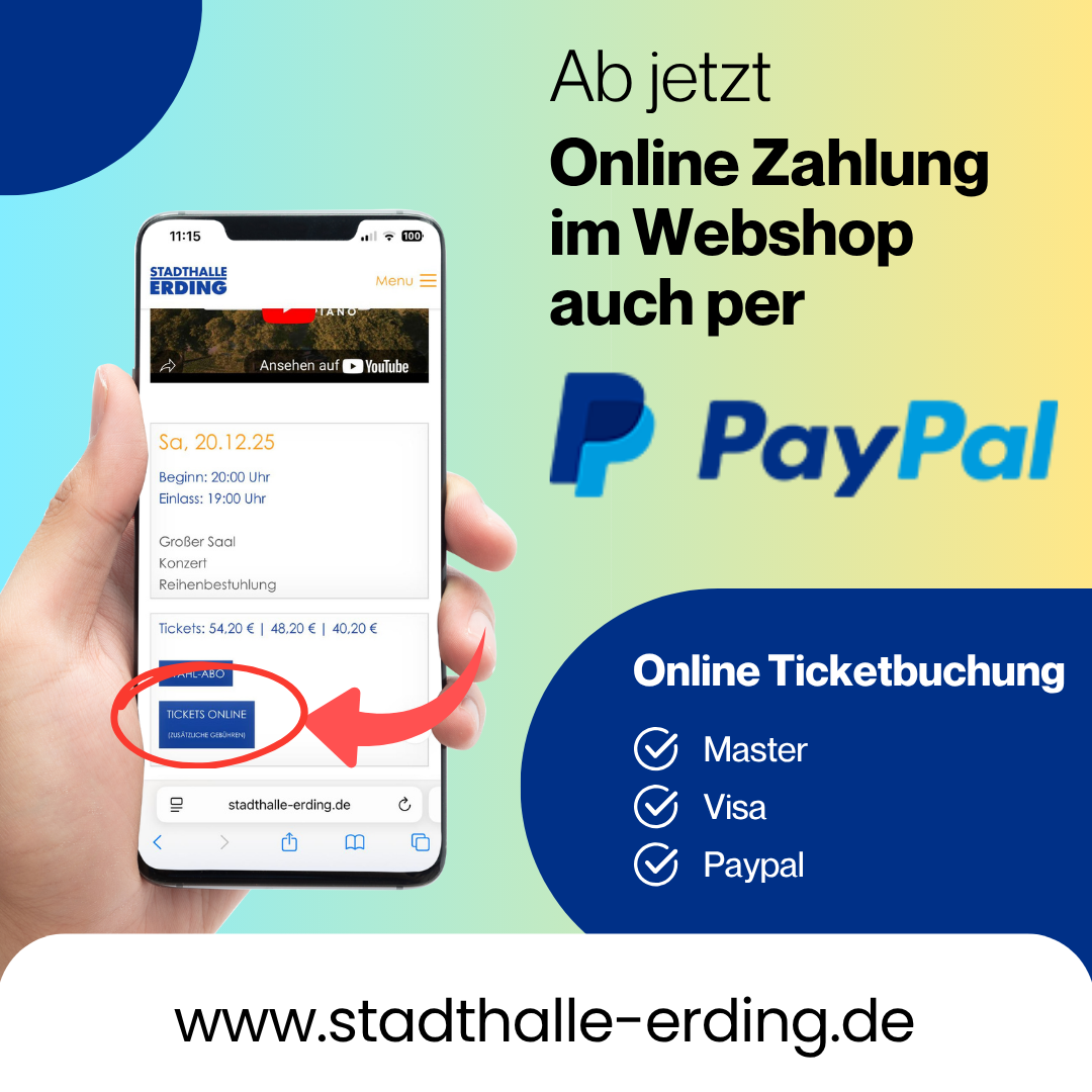 Zahlen mit PayPal ab jetzt im Webshop möglich